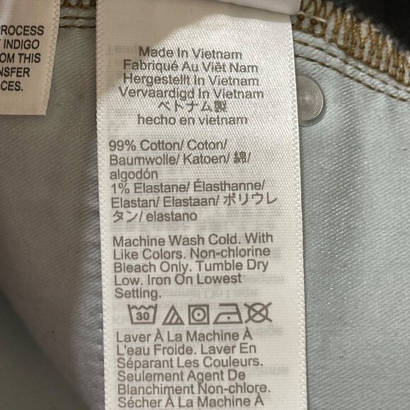 J. Crew Women's 9" Demi Boot Crop Jeans Dark Wash 27T Tall Stretch - Picture 6 of 7